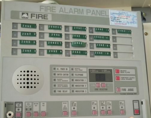 Các phím bấm chức năng trên tủ báo cháy