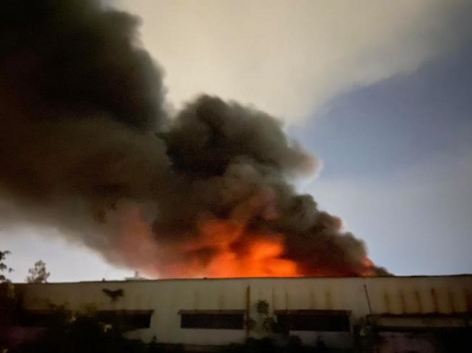 Cháy lớn trong khu công nghiệp Tân Tạo TP.HCM