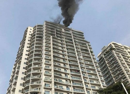 Đám cháy tại chung cư cao tầng