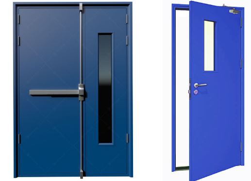 Cửa chống cháy kính và cửa thép chống cháy khác nhau như thế nào?