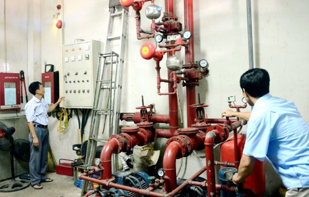 Quy trình chuẩn trong vận hành máy bơm chữa cháy
